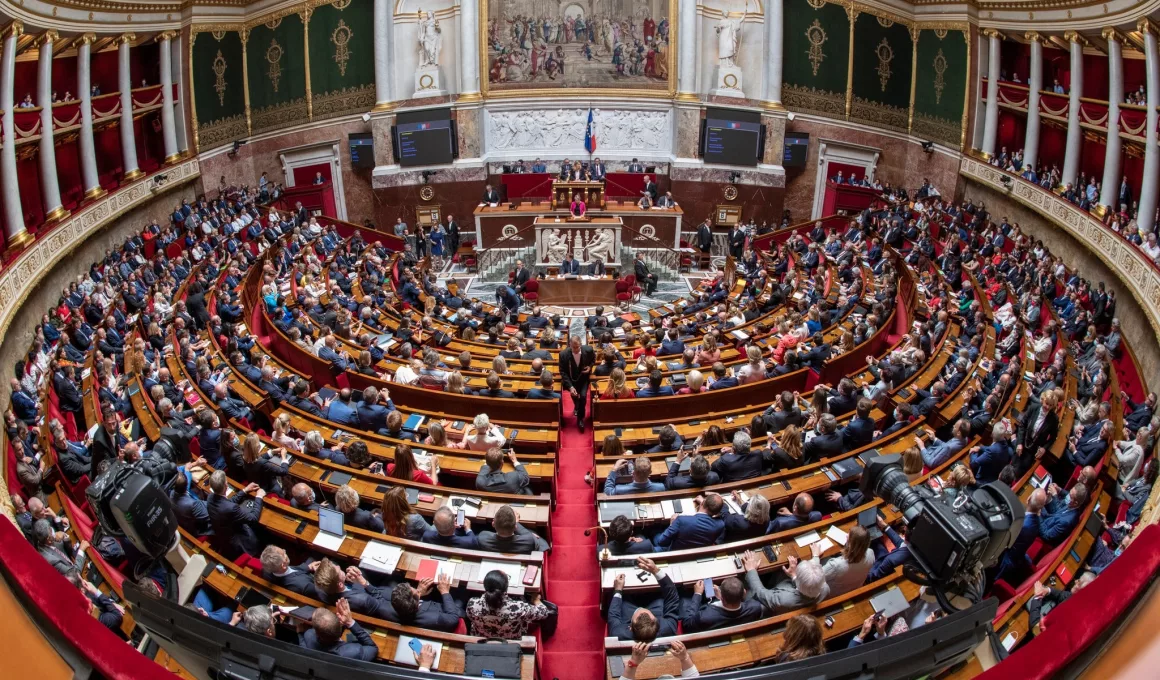 Assemblée nationale française en séance plénière.