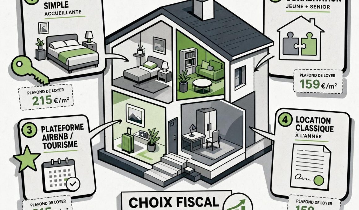 Infographie des options locatives fiscales pour retraités